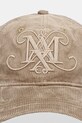 MAX&Co. czapka z daszkiem welurowa 2526576037200 brązowy AW25