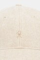 Vlněná kšiltovka Tommy Hilfiger AW0AW17773 béžová AW25
