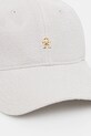Vunena kapa sa šiltom Tommy Hilfiger AW0AW17773 siva AW25