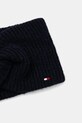Tommy Hilfiger opaska na głowę z dodatkiem wełny AW0AW17778 granatowy AW25