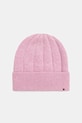 Tommy Hilfiger pălărie din amestec de lână uni roz AW0AW17779