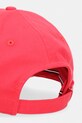 Аксесоари Tommy Hilfiger шапка с козирка дамска от памук AW0AW17781 червен