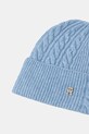 Tommy Hilfiger czapka z dodatkiem wełny AW0AW17784 niebieski AW25