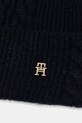 Čiapka s prímesou vlny Tommy Hilfiger AW0AW17784 tmavomodrá AW25
