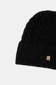 Tommy Hilfiger czapka z dodatkiem wełny AW0AW17784 czarny AW25