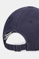 Akcesoria Tommy Hilfiger czapka z daszkiem bawełniana AW0AW17987 granatowy