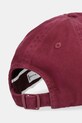 Akcesoria Tommy Hilfiger czapka z daszkiem bawełniana AW0AW17987 bordowy