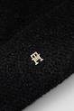 Doplnky Čiapka s prímesou vlny Tommy Hilfiger AW0AW18178 čierna