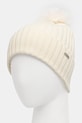 Akcesoria BOSS czapka wełniana 50545781 beżowy