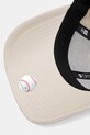 New Era czapka z daszkiem bawełniana beżowy 60691329