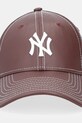 New Era czapka z daszkiem 0 60691325 brązowy AW25
