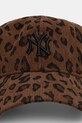 New Era czapka z daszkiem sztruksowa 0 60691324 brązowy AW25