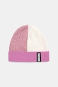Moschino czapka z wełną cienka różowy M3338.65448