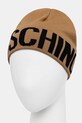 Moschino czapka z wełną M3349.65457 beżowy AW25