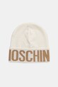 Шапка с вълна Moschino средно дебел бежов M3349.65457