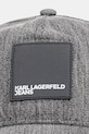 Karl Lagerfeld Jeans șapcă de baseball din bumbac A4W33076 gri AW25