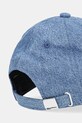 Akcesoria Karl Lagerfeld Jeans czapka z daszkiem bawełniana A4W33123 niebieski