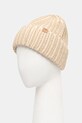 UGG czapka i mitenki z domieszką wełny CHUNKY beżowy 103605