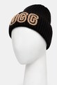 UGG czapka z domieszką wełny CHUNKY 102345 czarny AW25