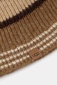 Akcesoria UGG kapelusz z domieszką wełny 102723 brązowy