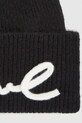Accesorii Karl Lagerfeld căciulă din amestec de lână A4W33009 negru