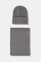 Barbour czapka i szalik pozostałe brązowy LGS0097