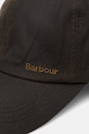 Bombažna bejzbolska kapa Barbour LHA0477 zelena AW25