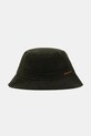 Barbour kapelusz bawełniany bawełna zielony LHA0519