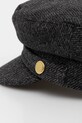 Vlnená čiapka Barbour sivá LHA0552