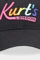 Kurt Geiger London czapka z daszkiem bawełniana 5075000499 czarny AW25