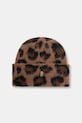 Kurt Geiger London czapka z domieszką wełny z domieszką wełny brązowy 5071639609