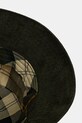Шляпа из хлопка Barbour Brackley Wax Bucket Hat LHA0548OL52 зелёный
