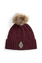 Lauren Ralph Lauren czapka z dodatkiem wełny średniej grubości bordowy 454P04455