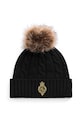 Lauren Ralph Lauren czapka z dodatkiem wełny średniej grubości czarny 454P04455