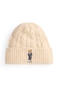 Polo Ralph Lauren czapka z dodatkiem wełny aplikacja beżowy 455P04647