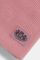 Σκουφάκι και κασκόλ με προσθήκη μαλλιού Juicy Couture ροζ JCAWH225715