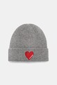 FROM FUTURE czapka kaszmirowa wełna szary ABO01087