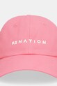 P.E Nation czapka z daszkiem bawełniana Shift Cap 254A089 różowy AW25
