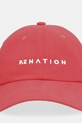 P.E Nation czapka z daszkiem bawełniana Shift Cap 254A089 czerwony AW25