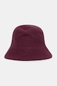 United Colors of Benetton kapelusz wełniany wełna fioletowy 6IOKDA01K