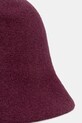 Akcesoria United Colors of Benetton kapelusz wełniany 6IOKDA01K fioletowy
