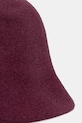 Akcesoria United Colors of Benetton kapelusz wełniany 6IOKDA01K fioletowy
