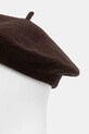 Akcesoria Sisley beret wełniany 6B2NW41A4 brązowy