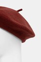 Akcesoria Sisley beret wełniany 6B2NW41A4 czerwony