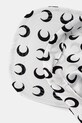 Marine Serre daszek Moon Silk Veiled biały UHG035ACWOV0043