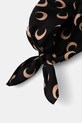 Marine Serre daszek Moon Silk Veiled czarny UHG035ACWOV0043