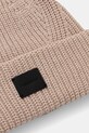 AllSaints czapka z dodatkiem wełny 29AS101343 beżowy AW25