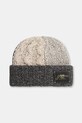 GANNI pălărie din amestec de lână Wool Cotton Bubble groase gri A6661