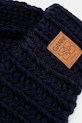 Akcesoria GANNI czapka wełniana Graphic Wool Hand Knit A7171 granatowy