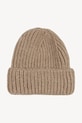 Akcesoria Bizuu czapka z dodatkiem wełny LORRO LORRO.BEZOWY beżowy